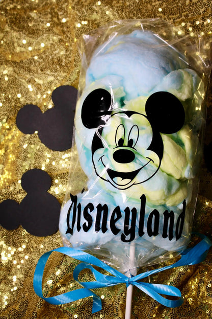 Custom Cotton Candy Party Favors, Custom Magical Mouse Birthday Mickey & Minnie Custom cellophane Cotton Candy Bags, Disneyland Favors